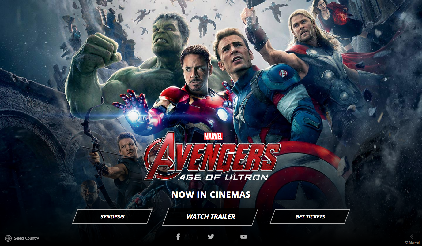 Avengers website 2015